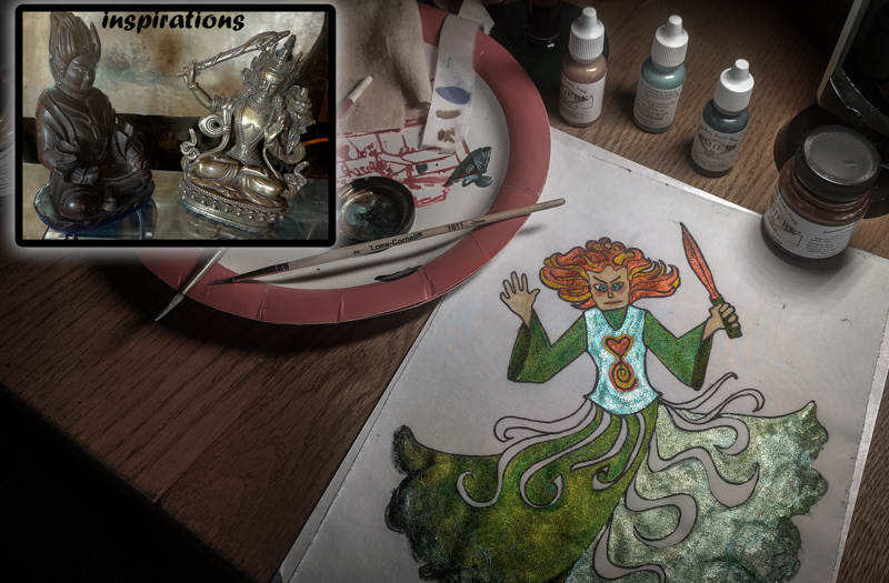 servitor in the making, with figurine inspirations